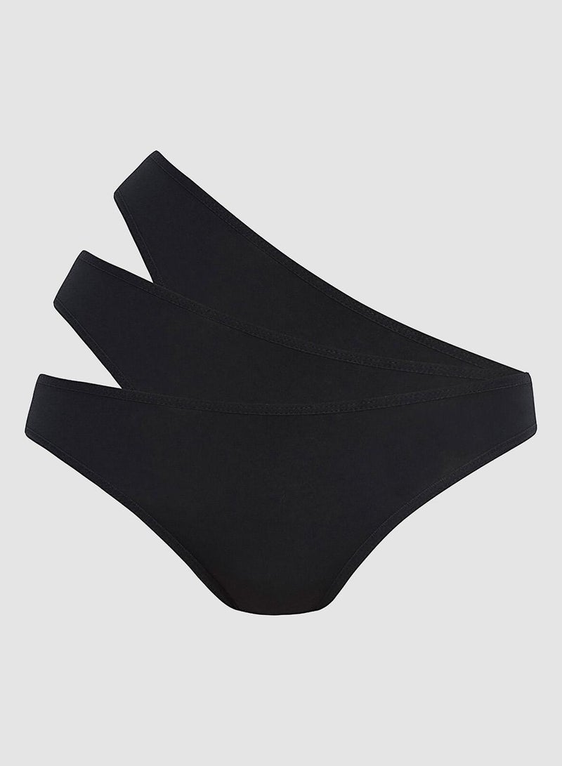 Penti Black Fresh Slip 3-pack Briefs - Image 1